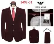 armani costume emporio hommes mode wetsonj pas cher rouge